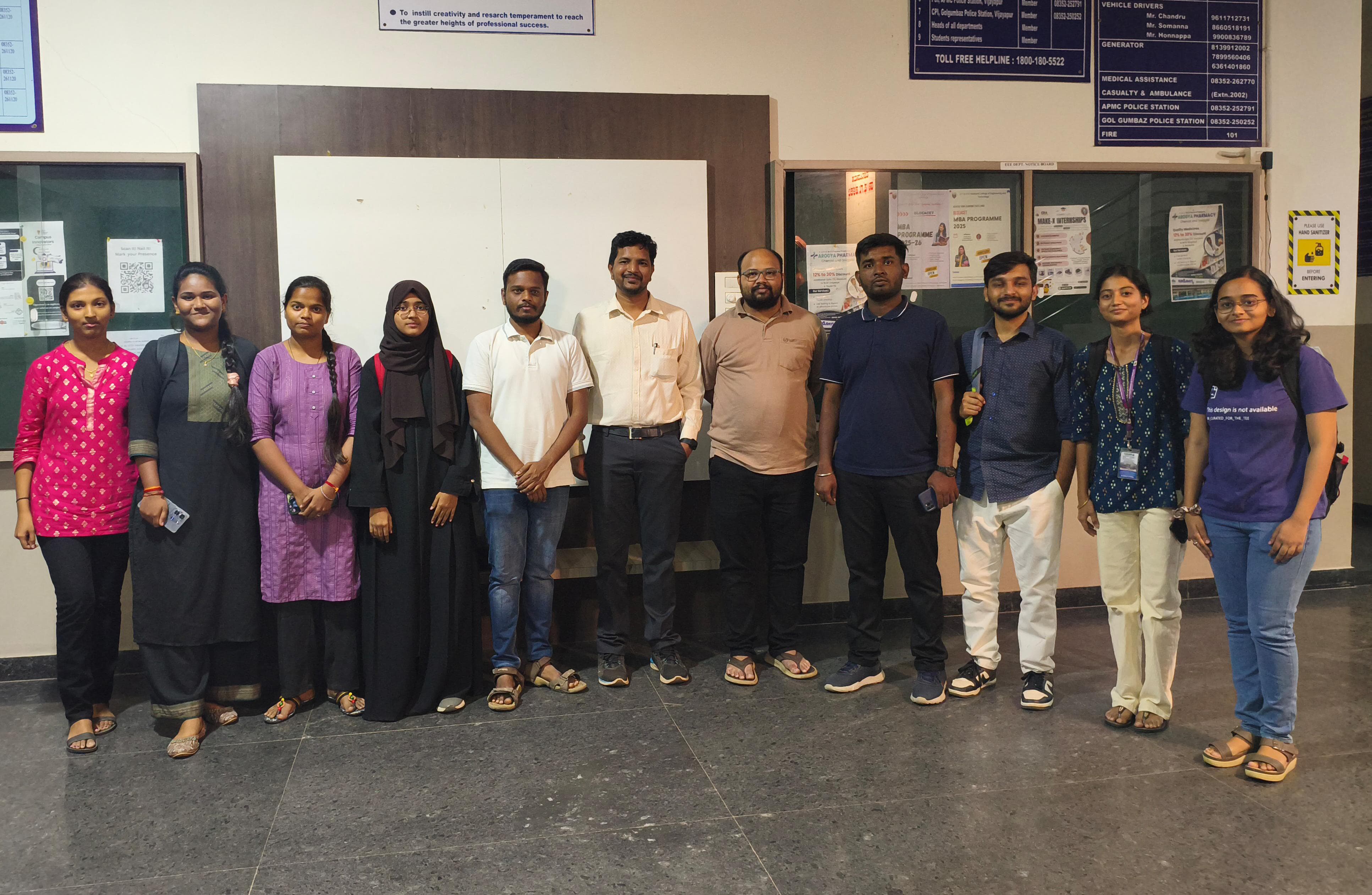 Drone session at BLDEA Engineering College